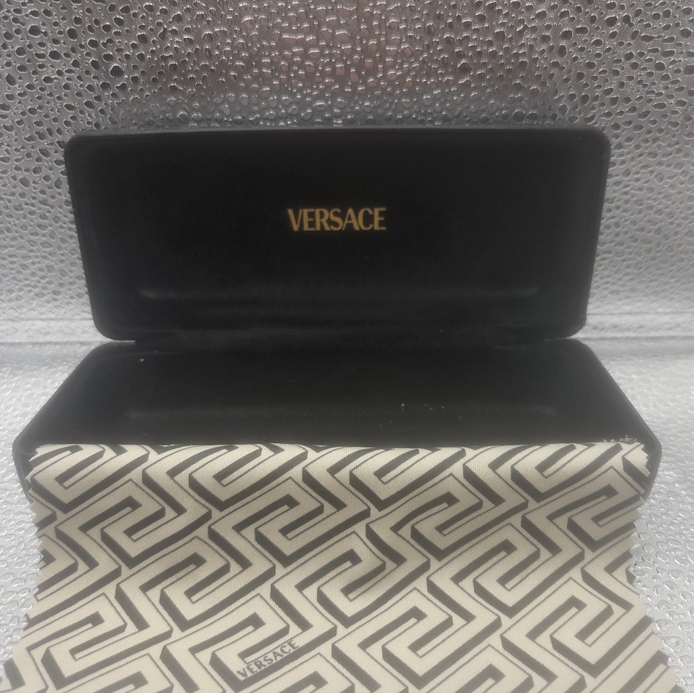 Versace Black Glasses with Iconic Design